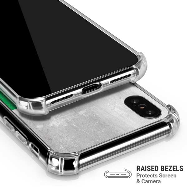 Bulgarian Flag Distressed iPhone X/XS Clear Case