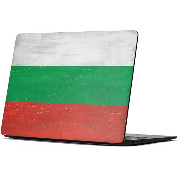 Bulgarian Flag Distressed Surface Laptop 7 13.8in Skin