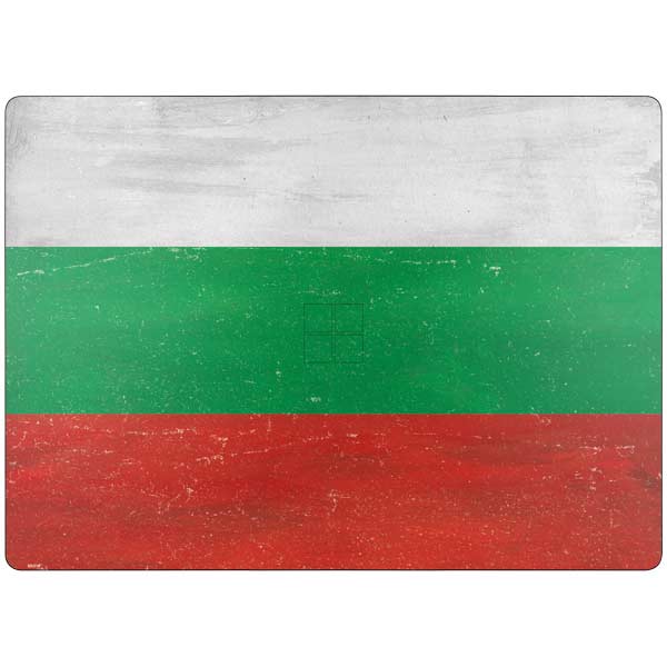 Bulgarian Flag Distressed Surface Laptop 7 13.8in Skin