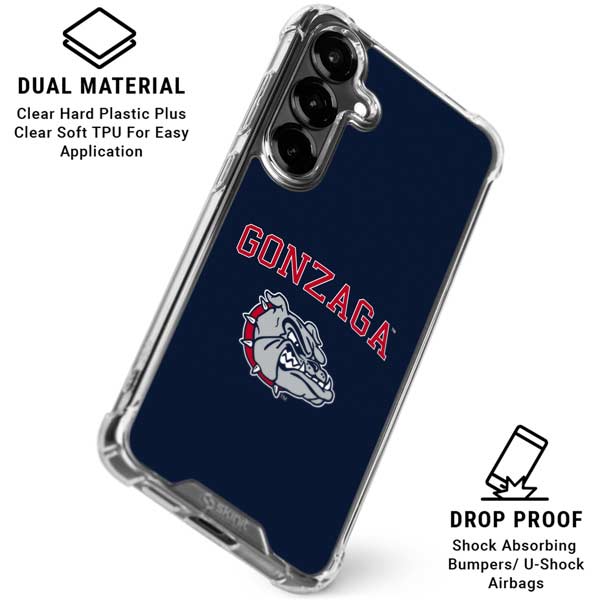 Gonzaga University Bulldogs Galaxy S26 Clear Case