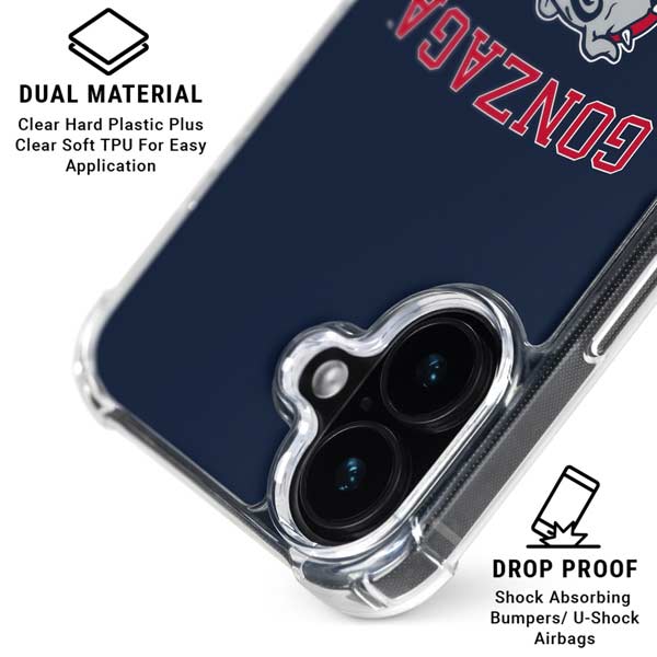 Gonzaga University Bulldogs iPhone 17 Clear Case