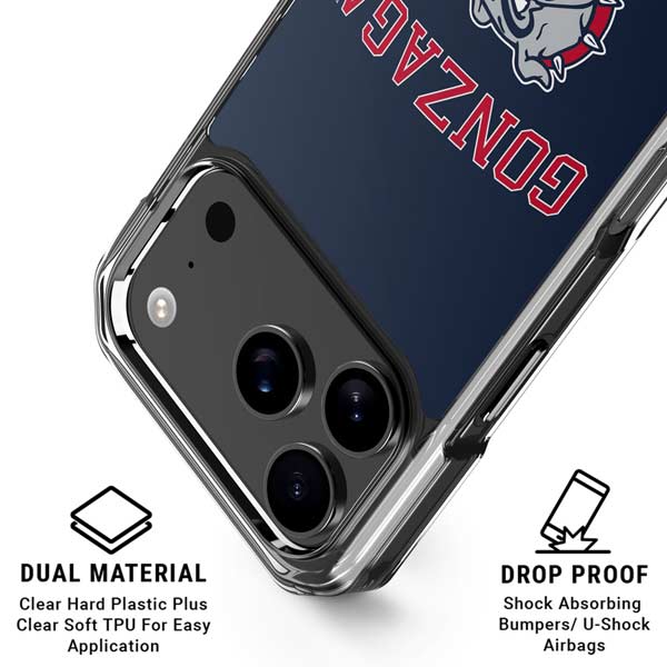 Gonzaga University Bulldogs iPhone 17 Pro Clear Case