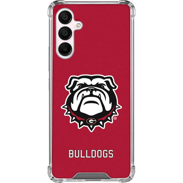 University of Georgia Bulldogs Logo Galaxy A16 5G Clear Case