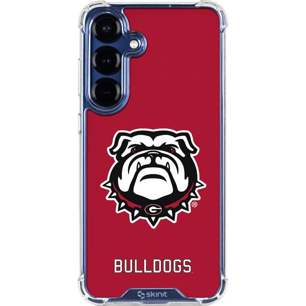 University of Georgia Bulldogs Logo Galaxy S25 Plus Clear Case
