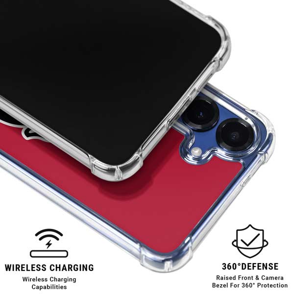 University of Georgia Bulldogs Logo Galaxy S25 Plus Clear Case