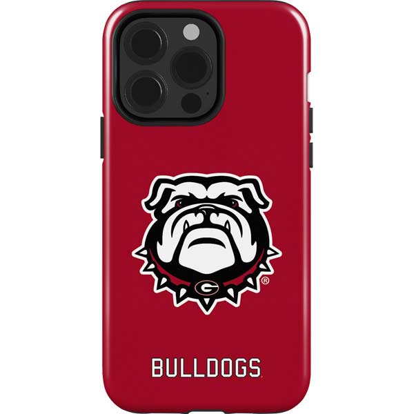 University of Georgia Bulldogs Logo iPhone 15 Pro Impact Case