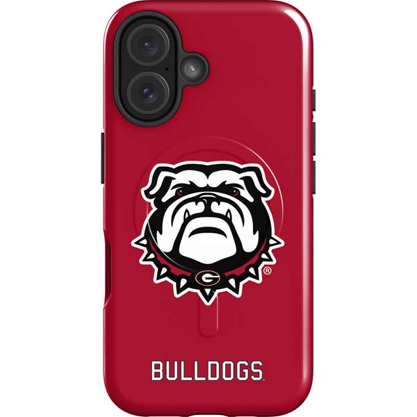 University of Georgia Bulldogs Logo iPhone 16 Magsafe Impact Case