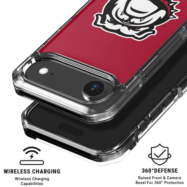 University of Georgia Bulldogs Logo iPhone 17 Air Clear Case