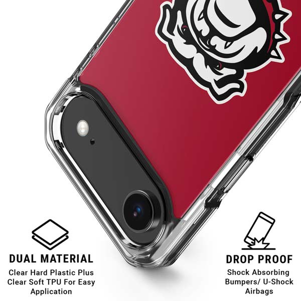 University of Georgia Bulldogs Logo iPhone 17 Air Clear Case