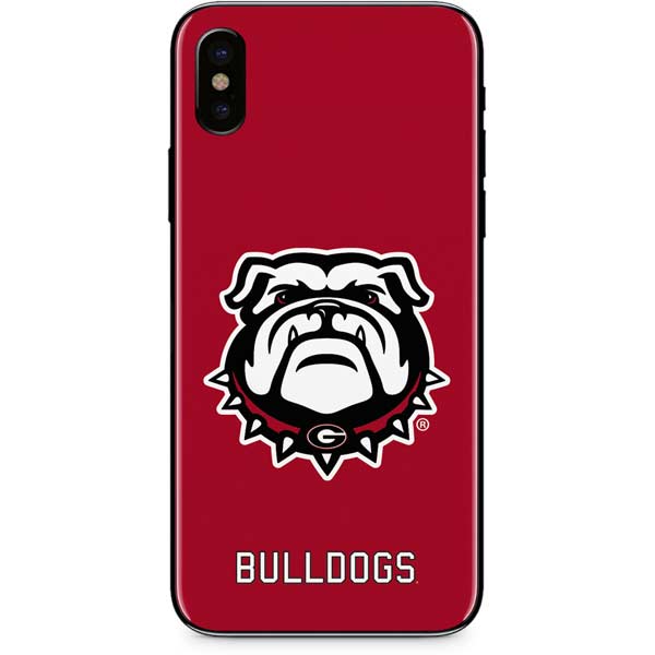 University of Georgia Bulldogs Logo iPhone XS Skin