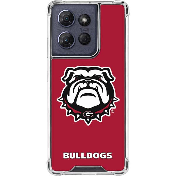 University of Georgia Bulldogs Logo Moto G 5G (2025) Clear Case