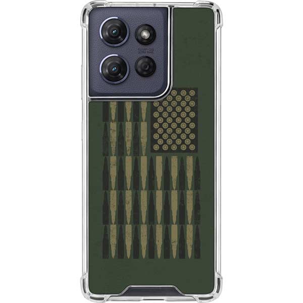 Bullet American Flag Moto G Stylus 5G (2025) Clear Case