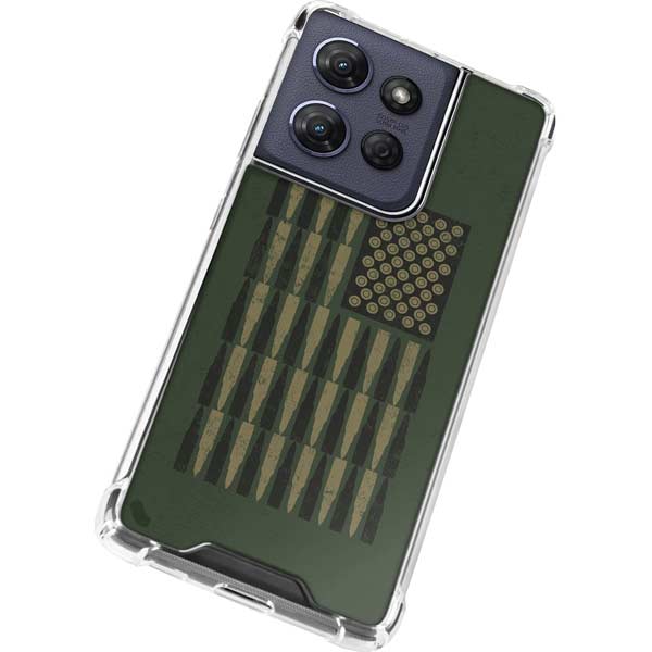 Bullet American Flag Moto G Stylus 5G (2025) Clear Case