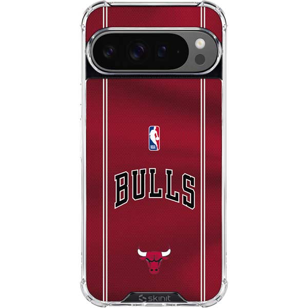 NBA Chicago Bulls Jersey Google Pixel 10 Pro Clear Case