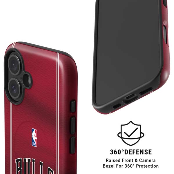 NBA Chicago Bulls Jersey iPhone 16 Magsafe Impact Case
