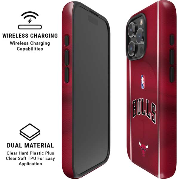 NBA Chicago Bulls Jersey iPhone 16 Pro Magsafe Impact Case