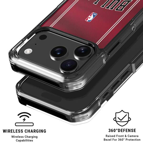 NBA Chicago Bulls Jersey iPhone 17 Pro Clear Case