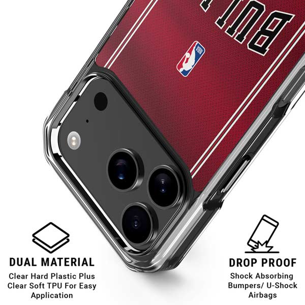 NBA Chicago Bulls Jersey iPhone 17 Pro Clear Case