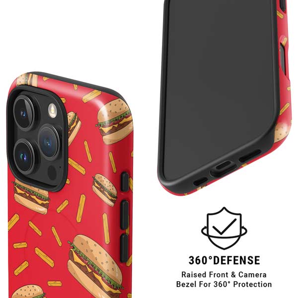 Burgers and Fries iPhone 16 Pro Magsafe Impact Case