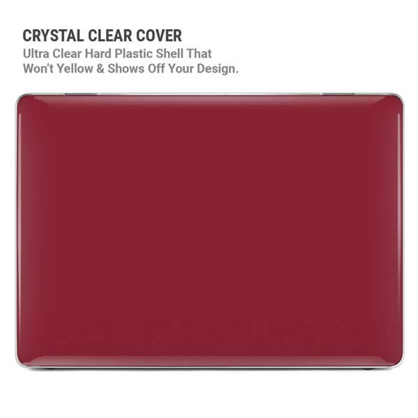 Burgundy MacBook Pro 14in (2021-24) Case plus Skin