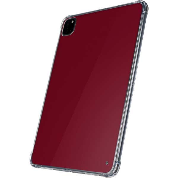 Burgundy iPad Pro 11in (2024) Clear Case