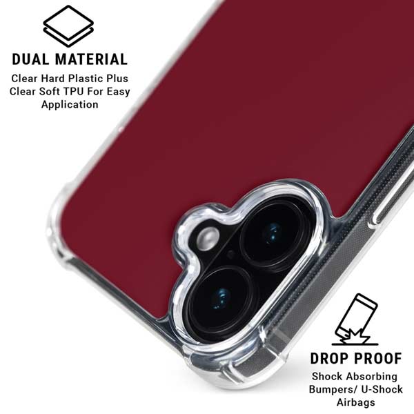 Burgundy iPhone 17 MagSafe Case