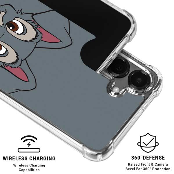 Disney Lady & The Tramp Butch Portrait Galaxy S26 Plus Clear Case