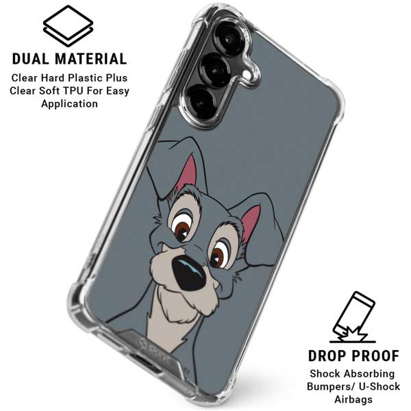 Disney Lady & The Tramp Butch Portrait Galaxy S26 Plus Clear Case
