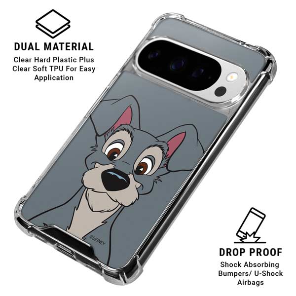 Disney Lady & The Tramp Butch Portrait Google Pixel 10 Pro Clear Case
