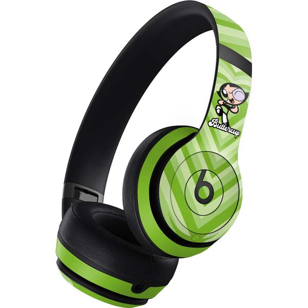 Cartoon Network Powerpuff Girls Buttercup Green Hearts Beats Studio Pro Wireless Headphones Skin
