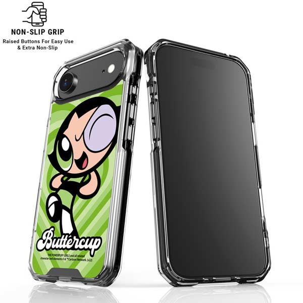 Cartoon Network Powerpuff Girls Buttercup Green Hearts iPhone 17 Air MagSafe Case