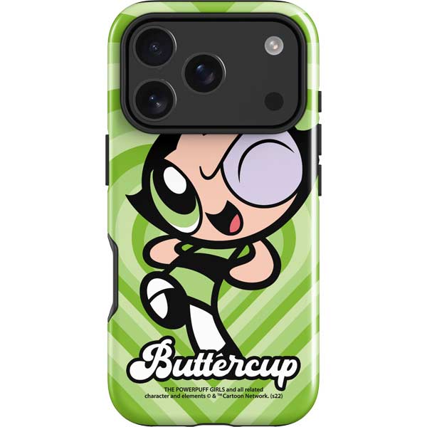 iPhoneアクセサリー Powerpuff Girls iPhone17pro CASETiFY iPhone 17 Pro Max Cartoon Network Powerpuff Girls Buttercup Green