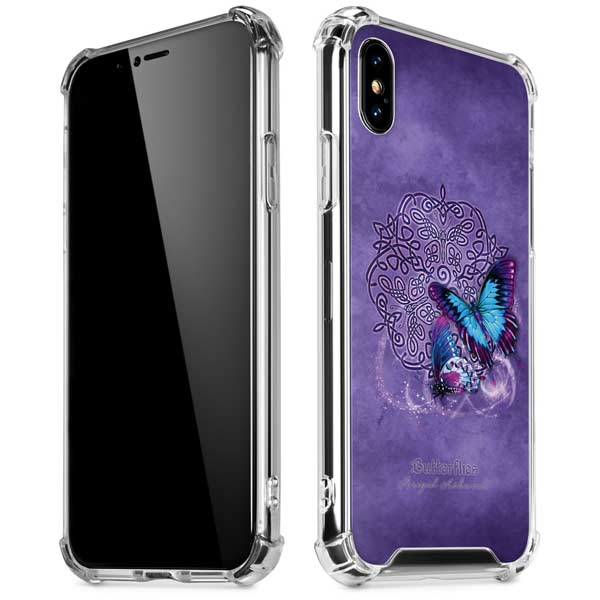 Butterfly Celtic Knot by Brigid Ashwood iPhone X/XS Clear Case