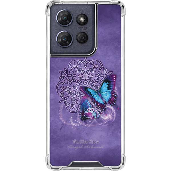 Butterfly Celtic Knot by Brigid Ashwood Moto G Power 5G (2025) Clear Case