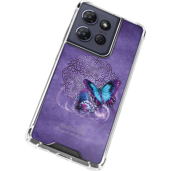 Butterfly Celtic Knot by Brigid Ashwood Moto G Power 5G (2025) Clear Case