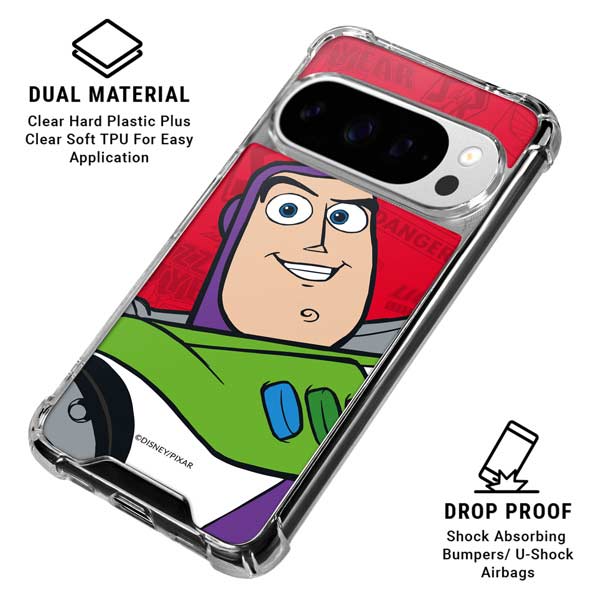 Disney Toy Story Buzz Lightyear Google Pixel 10 Pro Clear Case