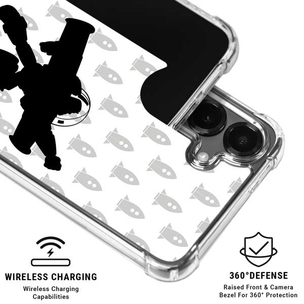 Disney Toy Story Buzz Lightyear Silhouette Galaxy S26 Plus Clear Case