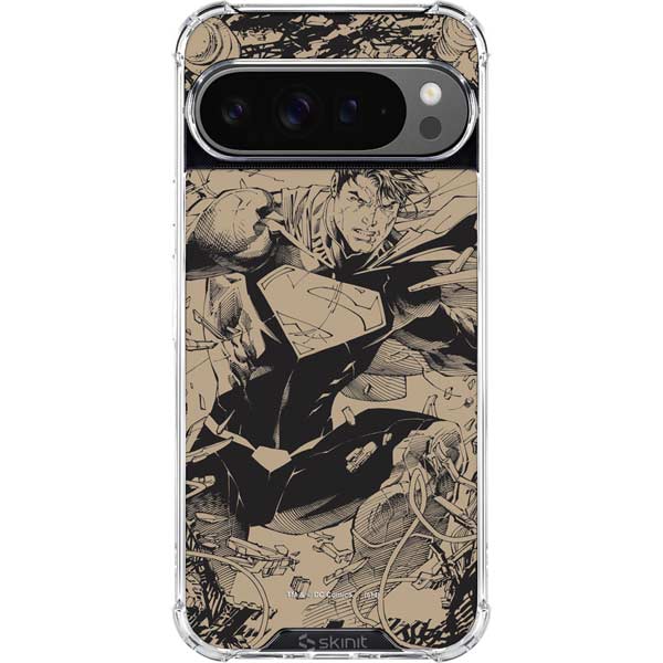 DC Comics Superman Unchained #1 Original Cover Pencils Google Pixel 10 Pro XL Clear Case