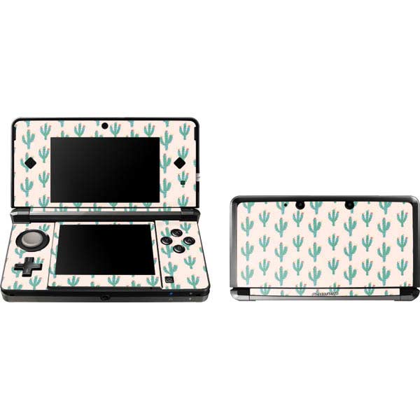 Bouffants and Broken Hearts Cacti 3 Nintendo Skins