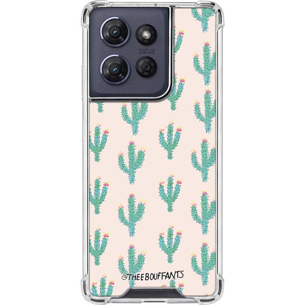 Bouffants and Broken Hearts Cacti 3 Moto G 5G (2025) Clear Case