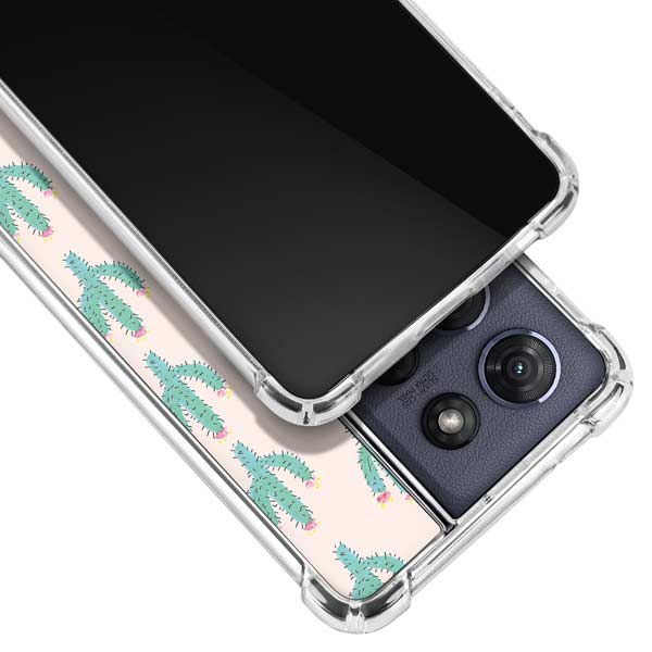 Bouffants and Broken Hearts Cacti 3 Moto G 5G (2025) Clear Case
