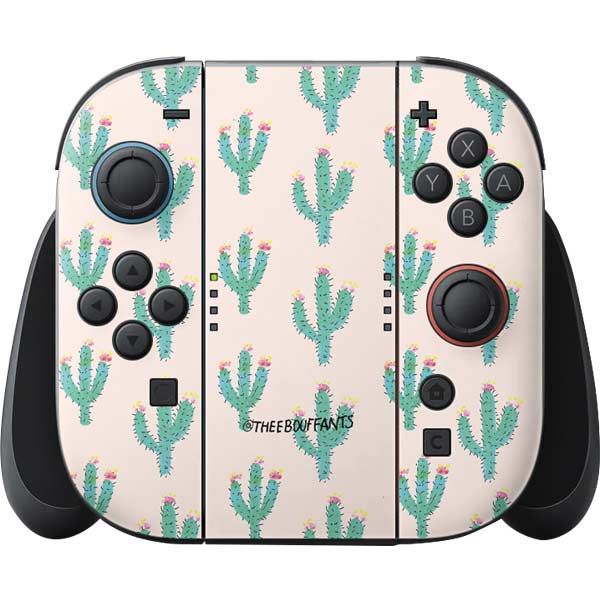 Bouffants and Broken Hearts Cacti 3 Nintendo Skins