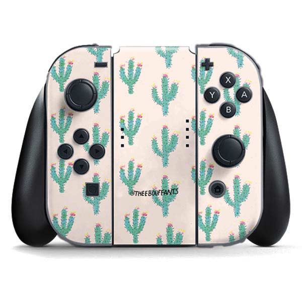 Bouffants and Broken Hearts Cacti 3 Nintendo Skins