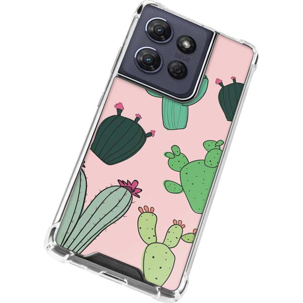 Cactus Print Moto G 5G (2025) Clear Case