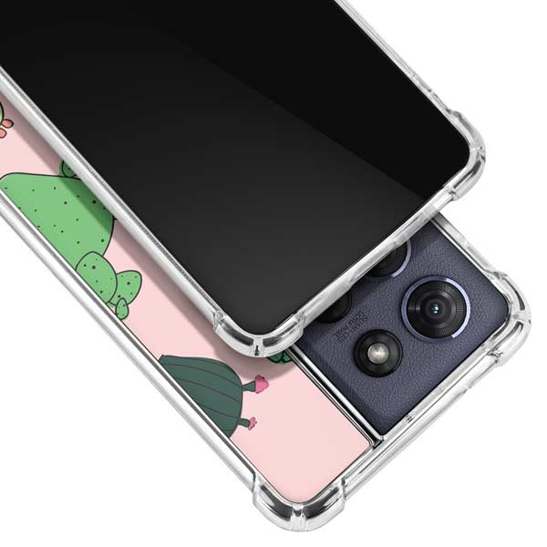 Cactus Print Moto G 5G (2025) Clear Case