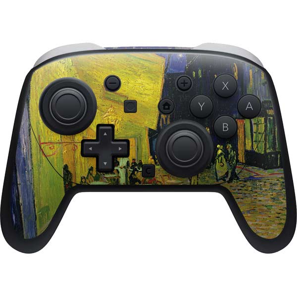 Cafe Terrace at Night by Van Gogh Nintendo Switch 2 (2025) Pro Controller Skin