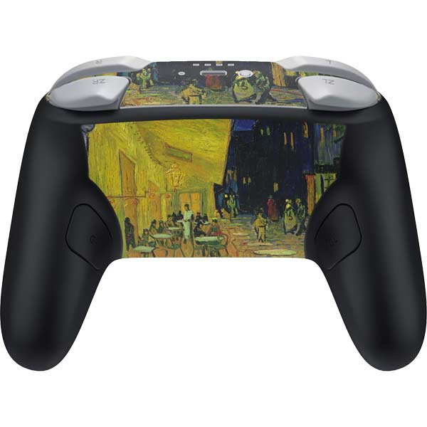 Cafe Terrace at Night by Van Gogh Nintendo Switch 2 (2025) Pro Controller Skin