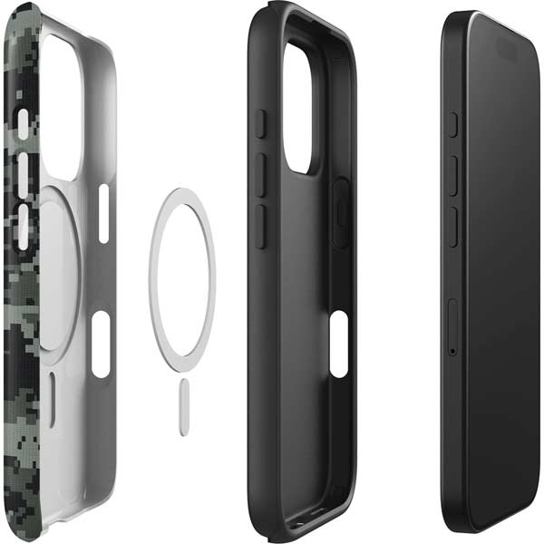 NHL Calgary Flames Camo iPhone 16 Pro Max Magsafe Impact Case