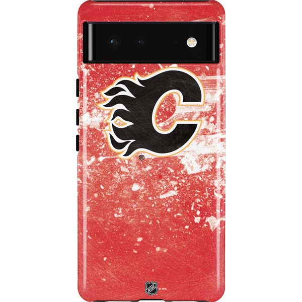 NHL Calgary Flames Frozen Pixel Cases
