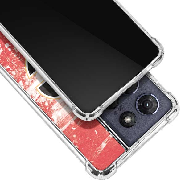 NHL Calgary Flames Frozen Moto G Power 5G (2025) Clear Case